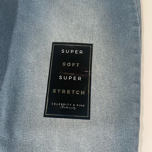 Celebrity Pink Maternity Jeans Small Skinny Ankle Mommy Chic Soft Stretch NWT - Picture 5 of 12